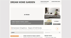 Desktop Screenshot of dreamhomegarden.com