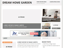 Tablet Screenshot of dreamhomegarden.com